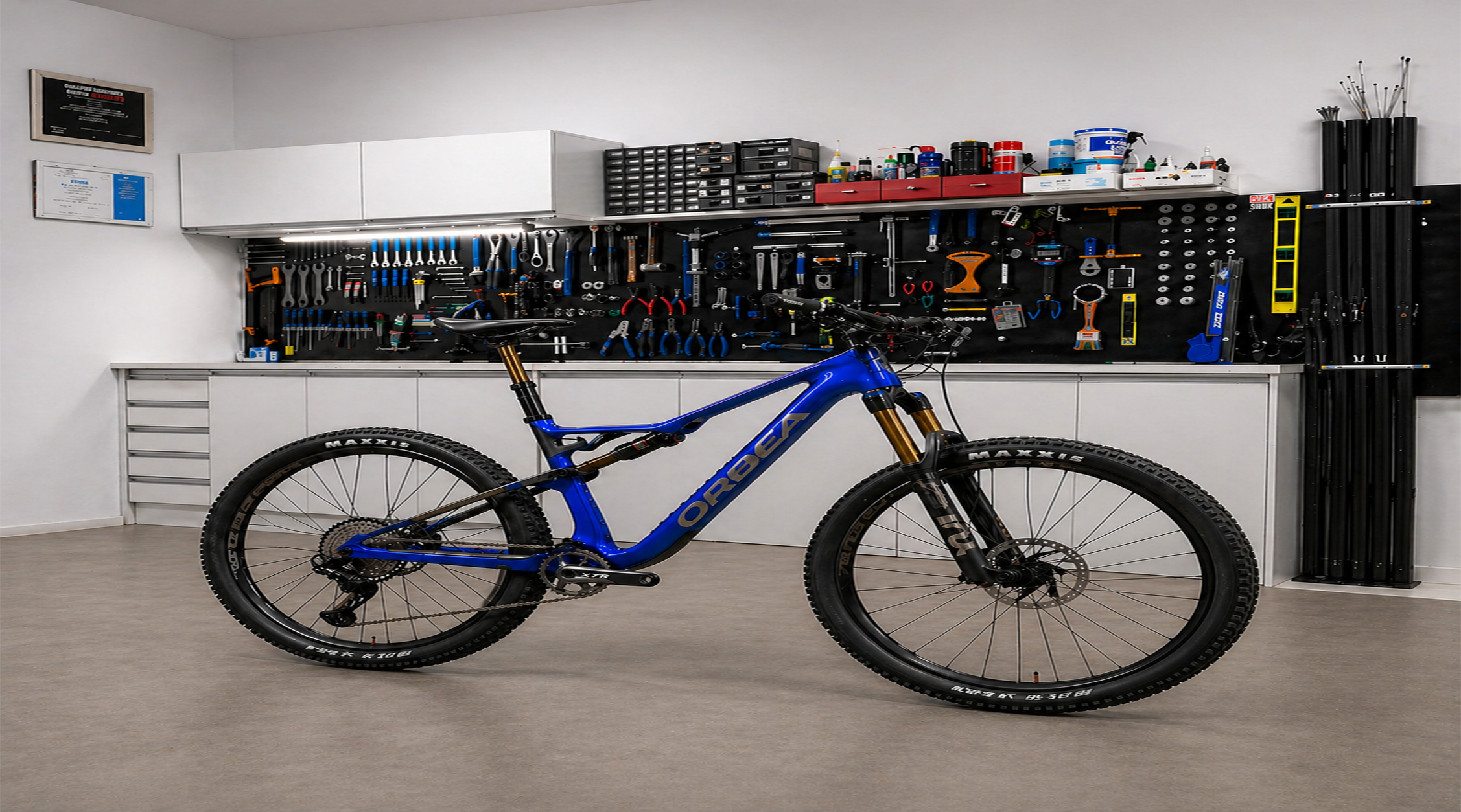 Mountain bike premium na oficina Merlo Bike Garage